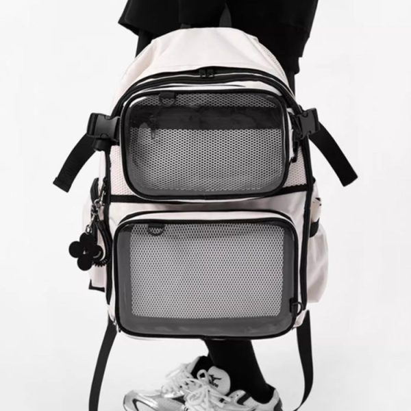 Ita Backpack with Included Insert for Pin Display — ita backpack detail view