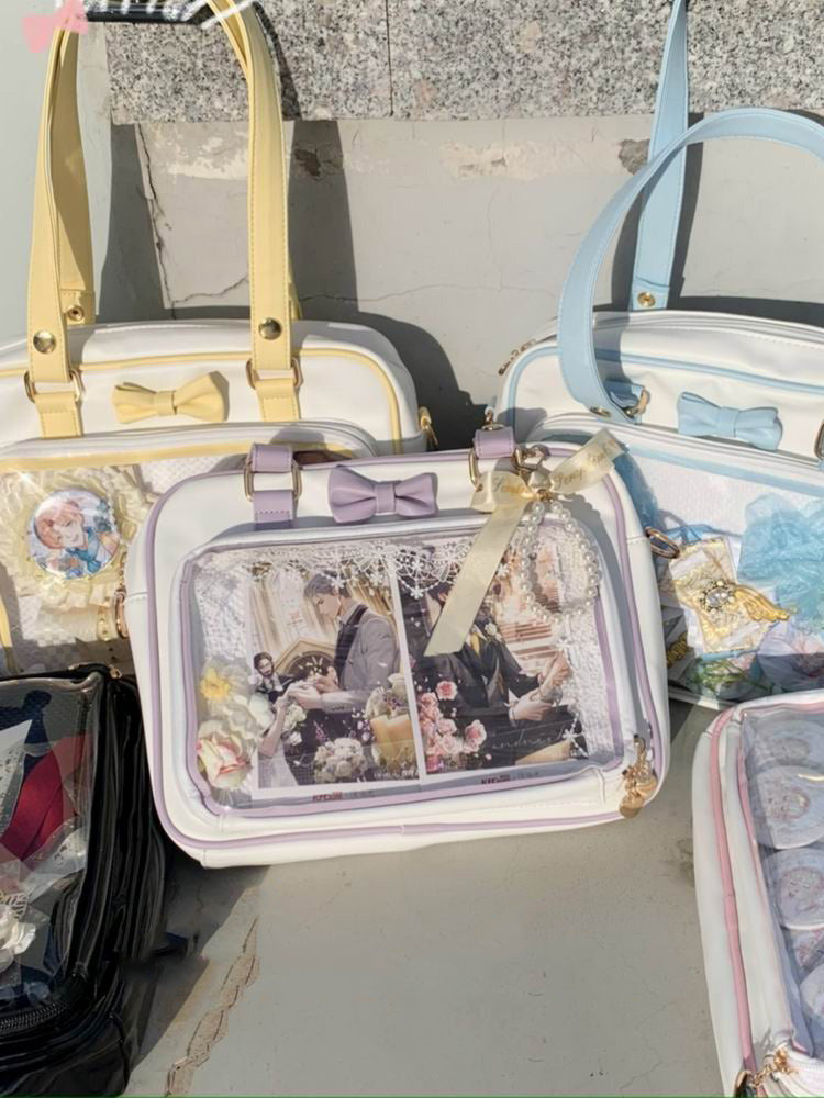 Ita Bag with Clear Window for Pin Display Ita Bag with Clear Window for Pin Display — ita bag with clear display window