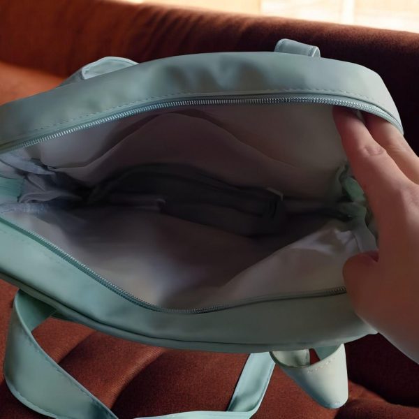 Ita Bag with Clear Window for Pin Display — ita bag detail view