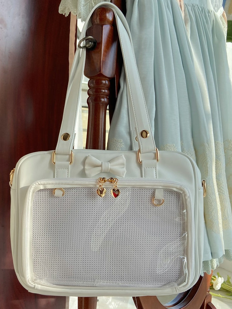 Ita Bag with Clear Window for Pin Display Ita Bag with Clear Window for Pin Display — ita bag detail view