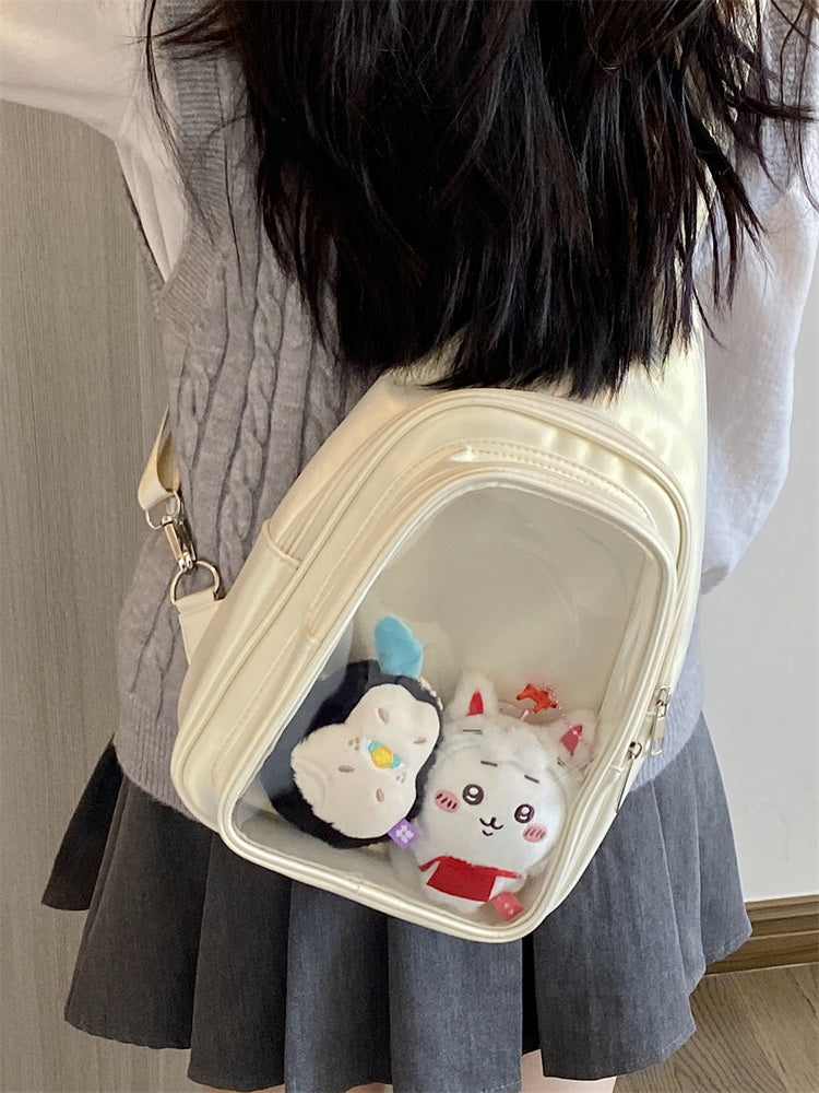 Ita Bag with Clear Window for Plushies and Pins