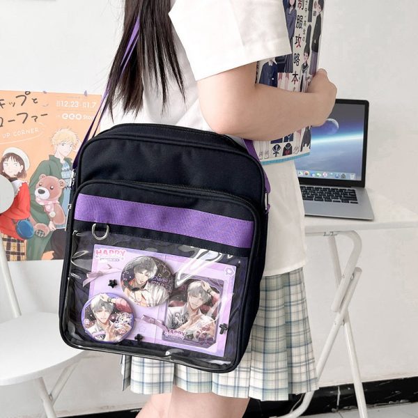Ita Bag with Clear Window for Plushies and Pins — ita bag with clear display window