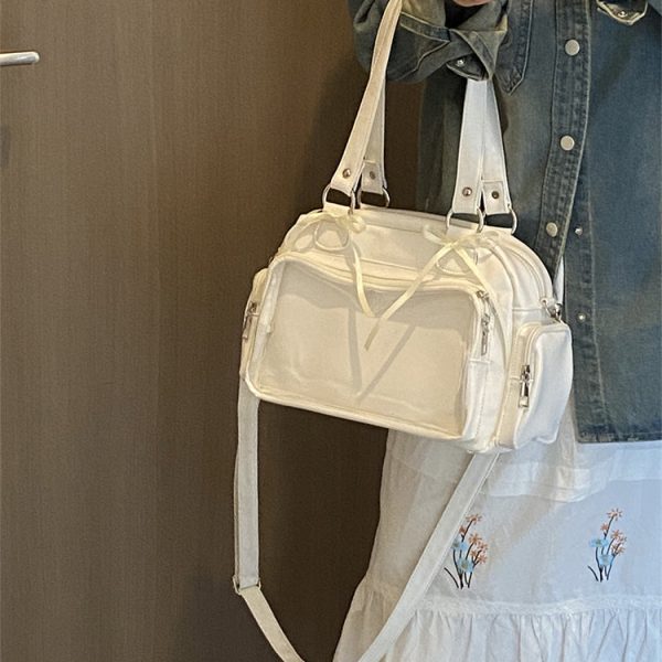 Ita Bag with Clear Window for Plushies and Pins — ita bag detail view