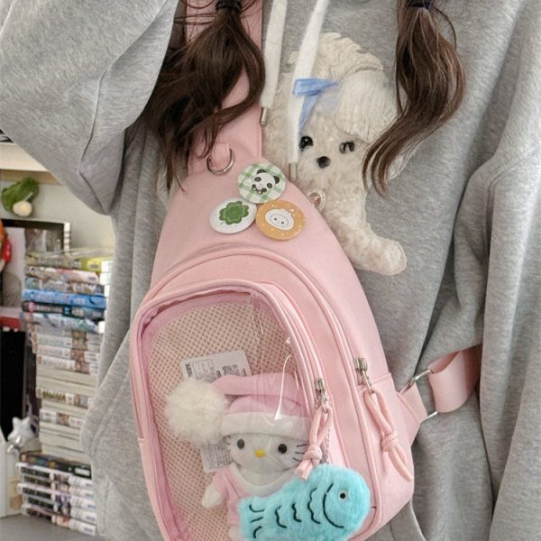 Ita Bag for Plushies and Pins — ita bag insert detail view