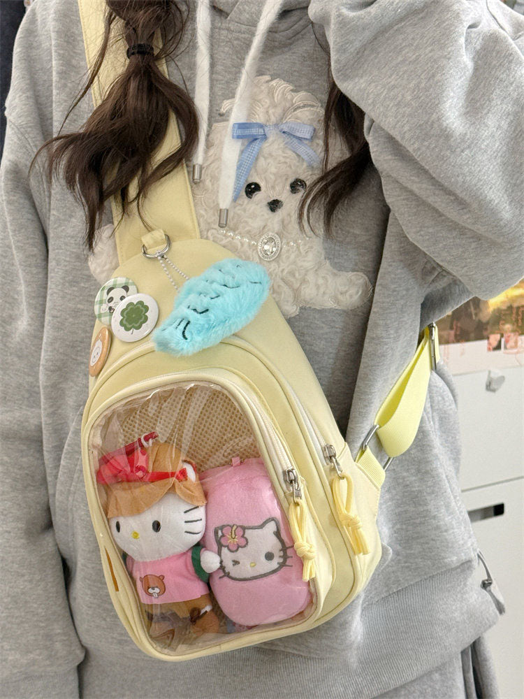 Ita Bag for Plushies and Pins Ita Bag for Plushies and Pins — ita bag insert with clear display window