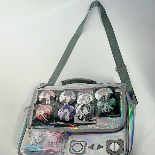Ita Bag with Included Insert for Plushies and Pins — ita bag insert detail view