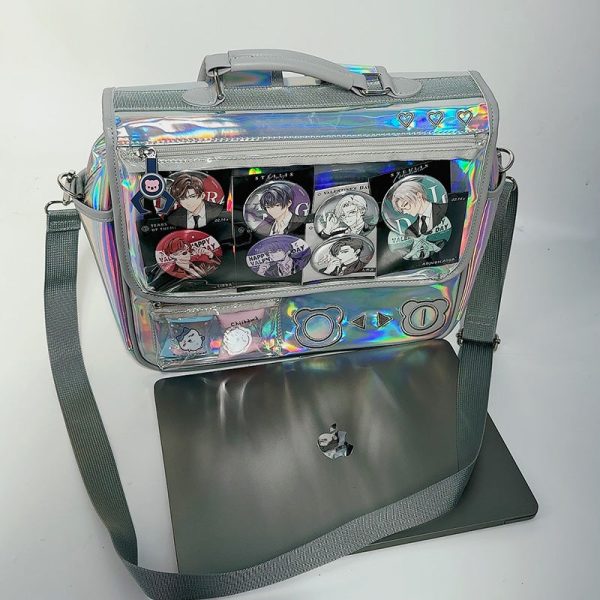 Ita Bag with Included Insert for Plushies and Pins — ita bag insert detail view