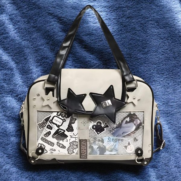 Ita Crossbody Bag for Pin Display — crossbody ita bag detail view