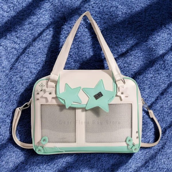 Ita Crossbody Bag for Pin Display — crossbody ita bag detail view