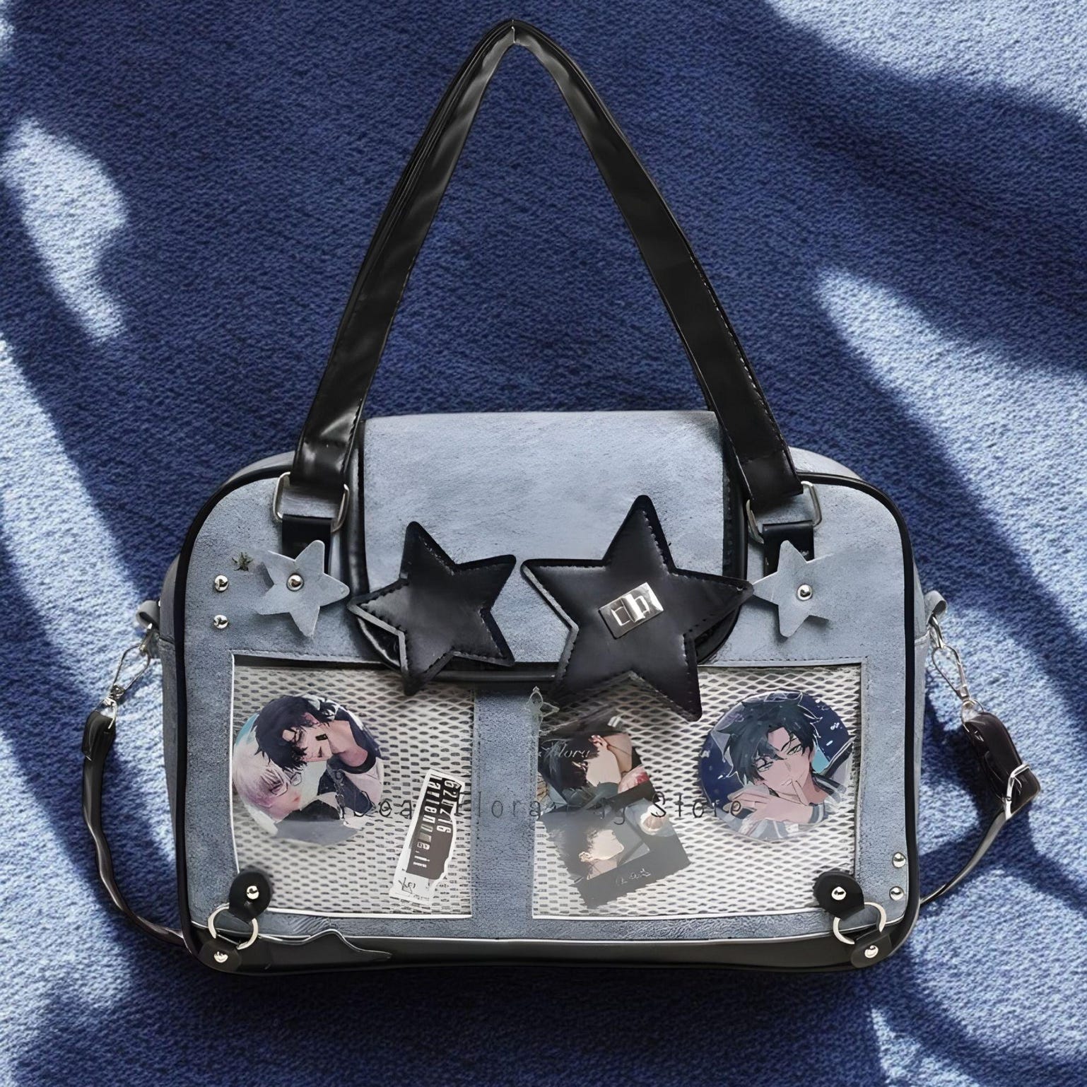 Ita Crossbody Bag for Pin Display Ita Crossbody Bag for Pin Display — crossbody ita bag detail view