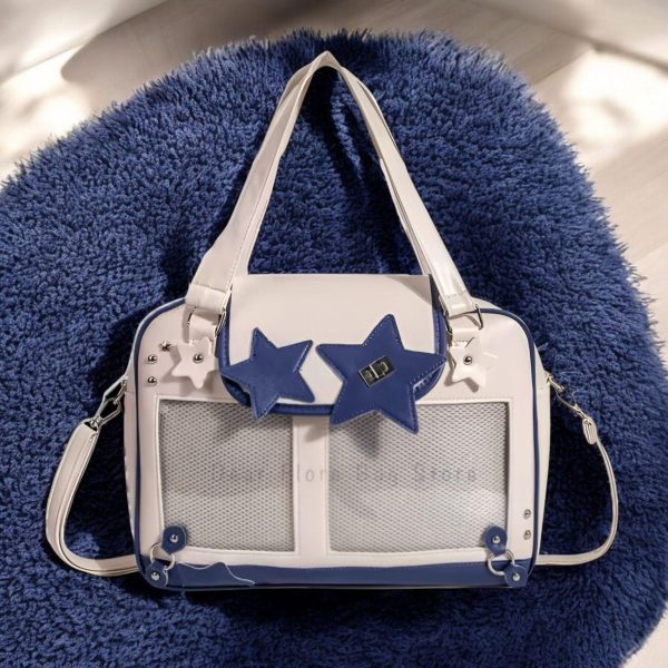 Ita Crossbody Bag for Pin Display — crossbody ita bag detail view