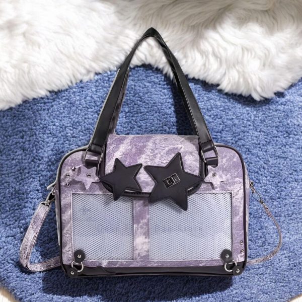 Ita Crossbody Bag for Pin Display — crossbody ita bag detail view