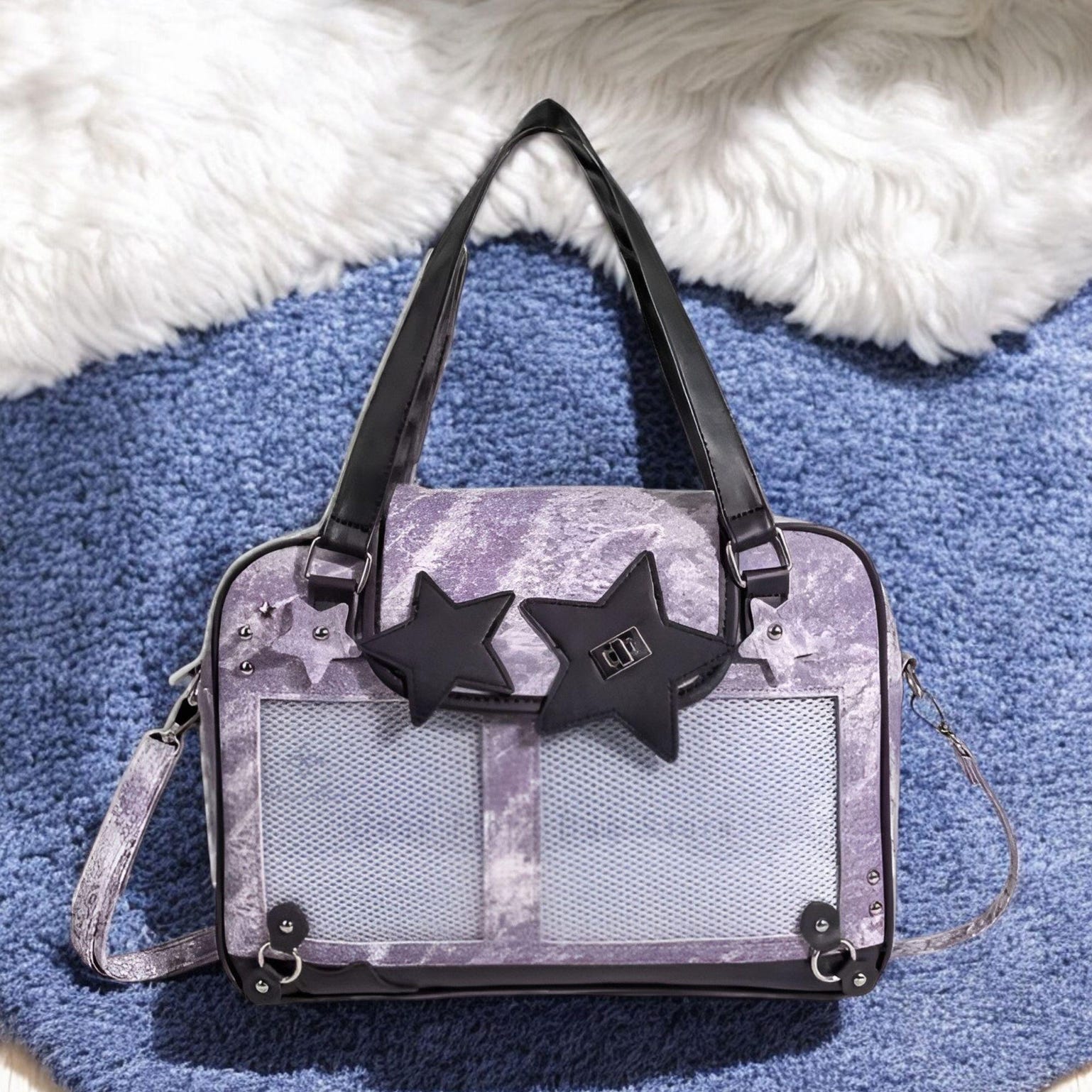 Ita Crossbody Bag for Pin Display Ita Crossbody Bag for Pin Display — crossbody ita bag detail view