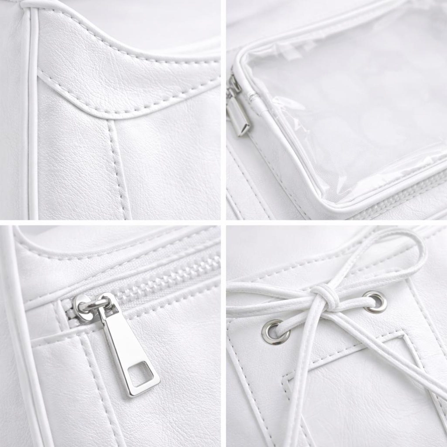 Ita Crossbody Bag with Clear Window for Plushies and Pins Ita Crossbody Bag with Clear Window for Plushies and Pins — crossbody ita bag detail view