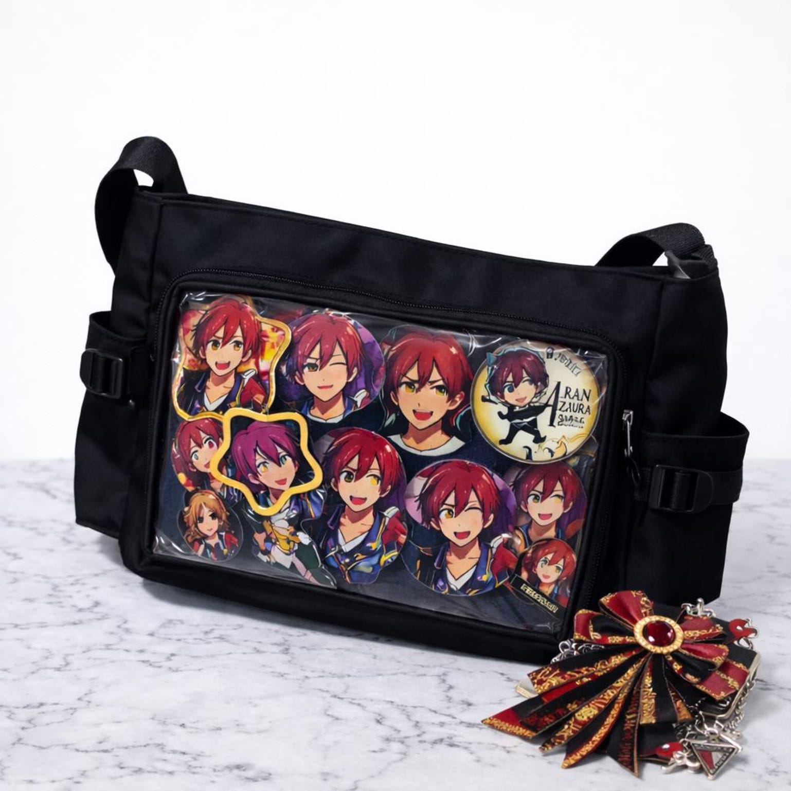 Ita Crossbody Bag with Clear Window for Plushies and Pins Ita Crossbody Bag with Clear Window for Plushies and Pins — crossbody ita bag with clear display window