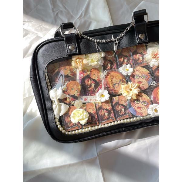 Ita Handbag with Clear Window for Plushies and Pins Ita Handbag with Clear Window for Plushies and Pins — ita bag insert detail view
