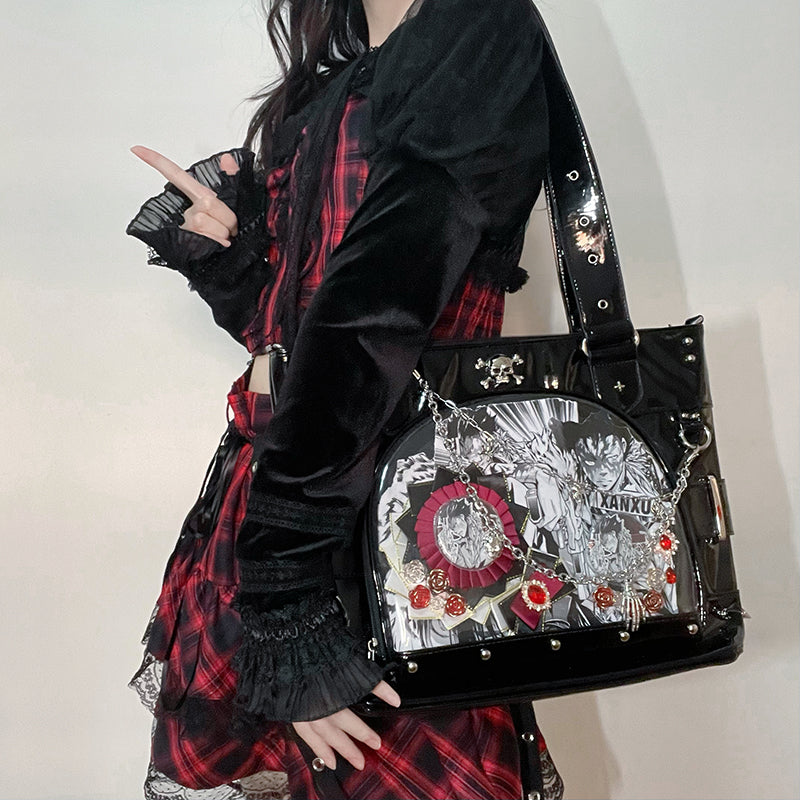 Ita Shoulder Bag for Plushies and Pins Ita Shoulder Bag for Plushies and Pins — crossbody ita bag detail view