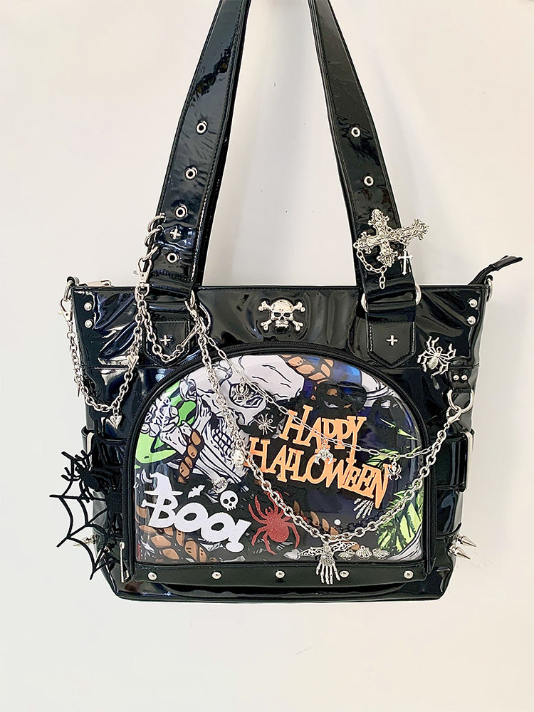 Ita Shoulder Bag for Plushies and Pins Ita Shoulder Bag for Plushies and Pins — crossbody ita bag detail view