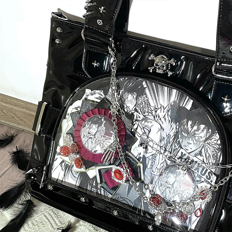 Ita Shoulder Bag for Plushies and Pins Ita Shoulder Bag for Plushies and Pins — crossbody ita bag detail view