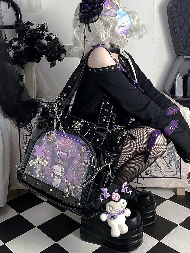 Ita Shoulder Bag for Plushies and Pins Ita Shoulder Bag for Plushies and Pins — crossbody ita bag with clear display window