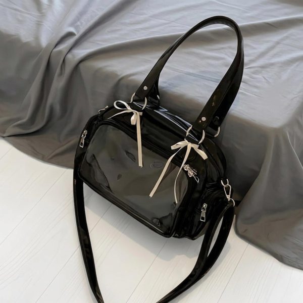 Ita Shoulder Bag — crossbody ita bag with clear display window