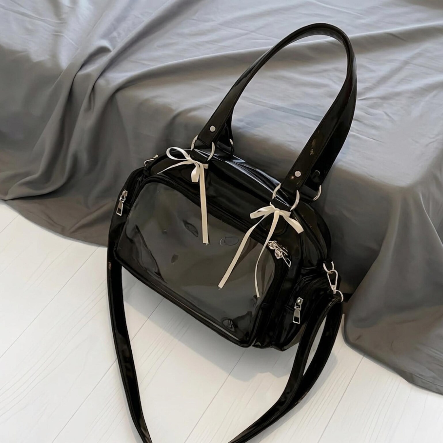 Ita Shoulder Bag Ita Shoulder Bag — crossbody ita bag with clear display window
