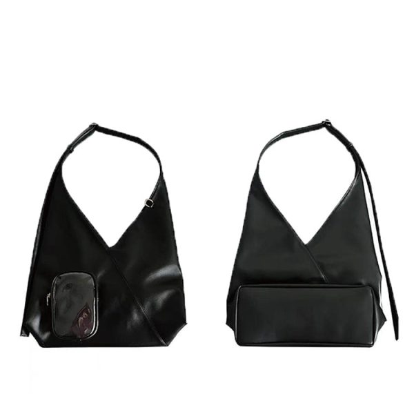 Ita Shoulder Bag with Clear Window for Plushies and Pins — crossbody ita bag detail view