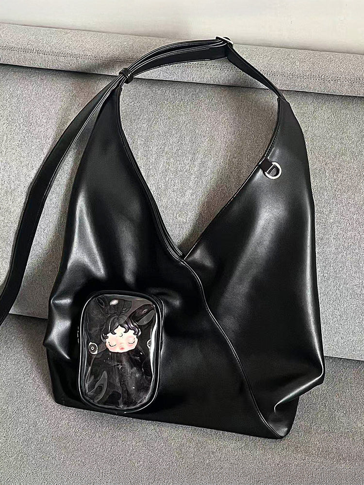 Ita Shoulder Bag with Clear Window for Plushies and Pins