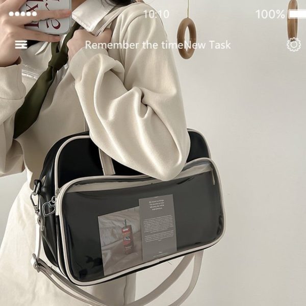 Kawaii Convertible Ita Bag with Clear Window — ita bag with clear display window