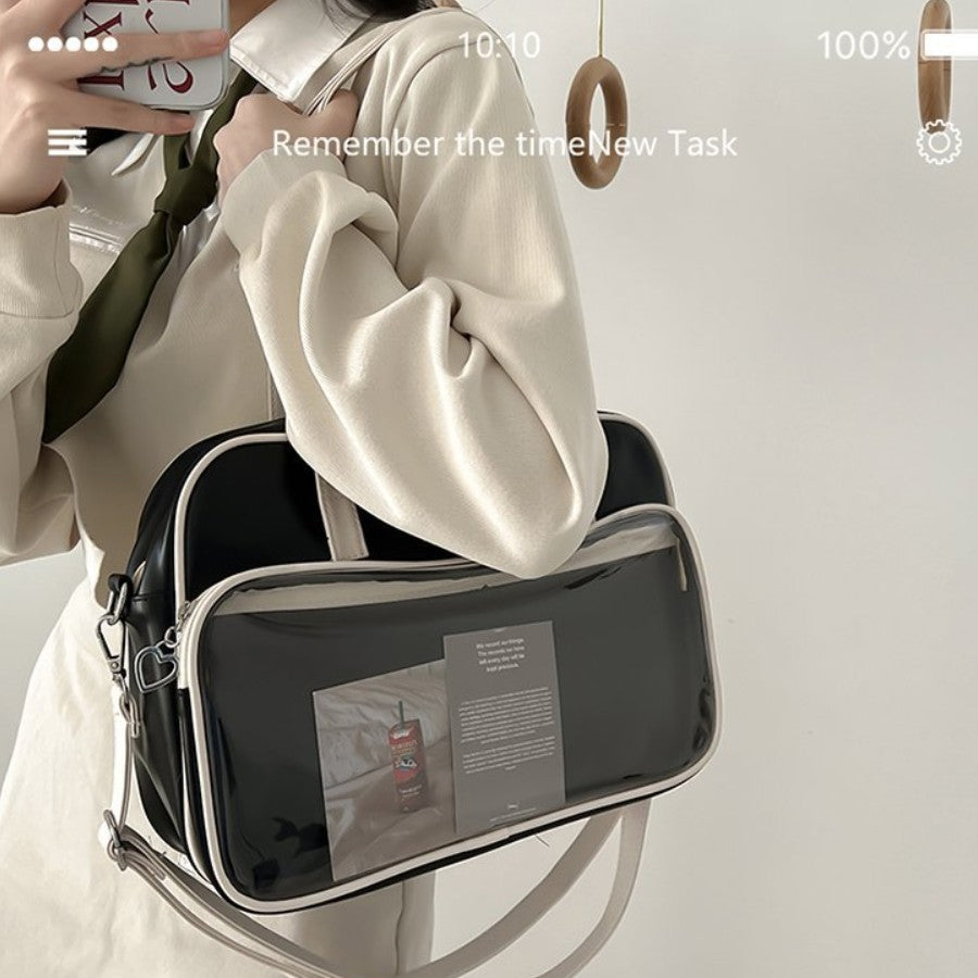 Kawaii Convertible Ita Bag with Clear Window Kawaii Convertible Ita Bag with Clear Window — ita bag with clear display window