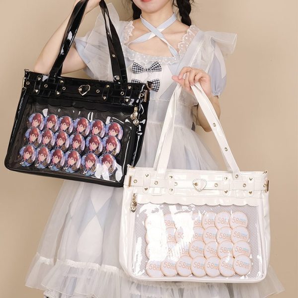 Kawaii Crossbody Bag — crossbody ita bag with clear display window