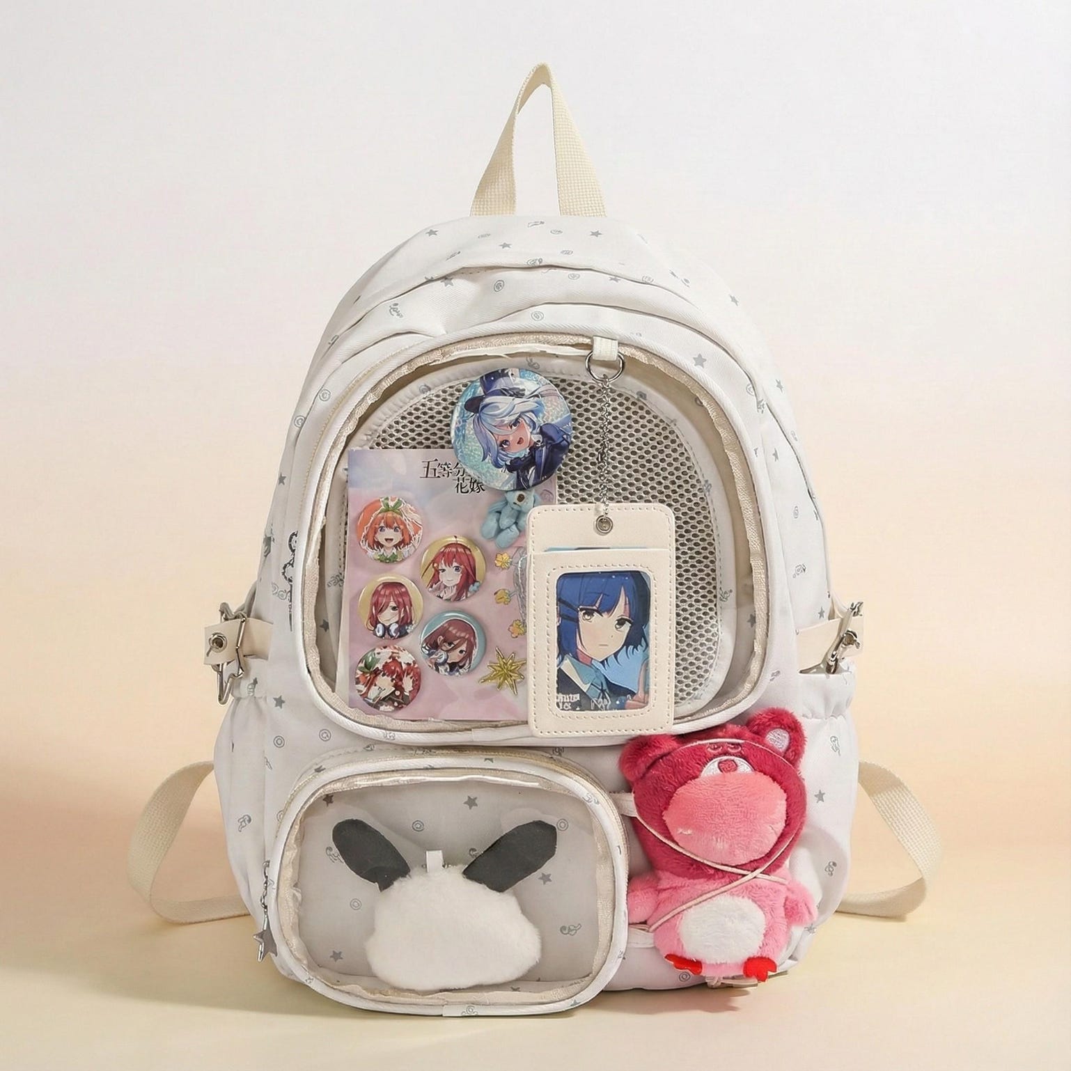 Kawaii Ita Backpack for Pin Display Kawaii Ita Backpack for Pin Display — ita backpack detail view