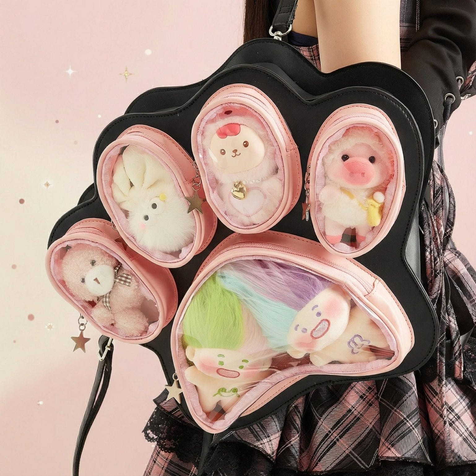 Kawaii Ita Backpack for Pin Display Kawaii Ita Backpack for Pin Display — ita backpack detail view