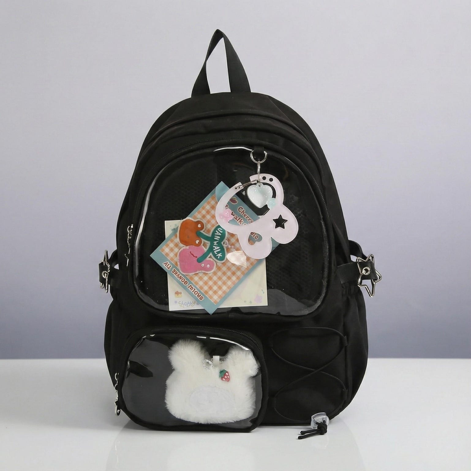 Kawaii Ita Backpack for Pin Display Kawaii Ita Backpack for Pin Display — ita backpack detail view
