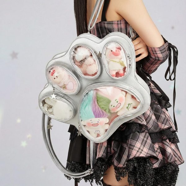 Kawaii Ita Backpack for Pin Display — ita backpack detail view