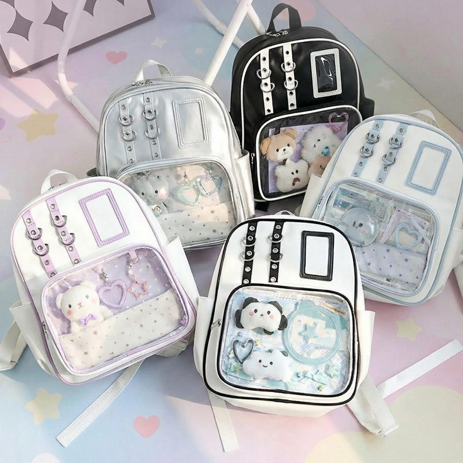 Kawaii Ita Backpack for Plushies and Pins Kawaii Ita Backpack for Plushies and Pins — ita backpack detail view