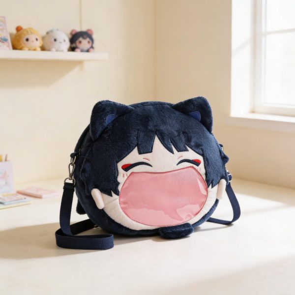 Kawaii Ita Backpack for Plushies and Pins — ita backpack with clear display window