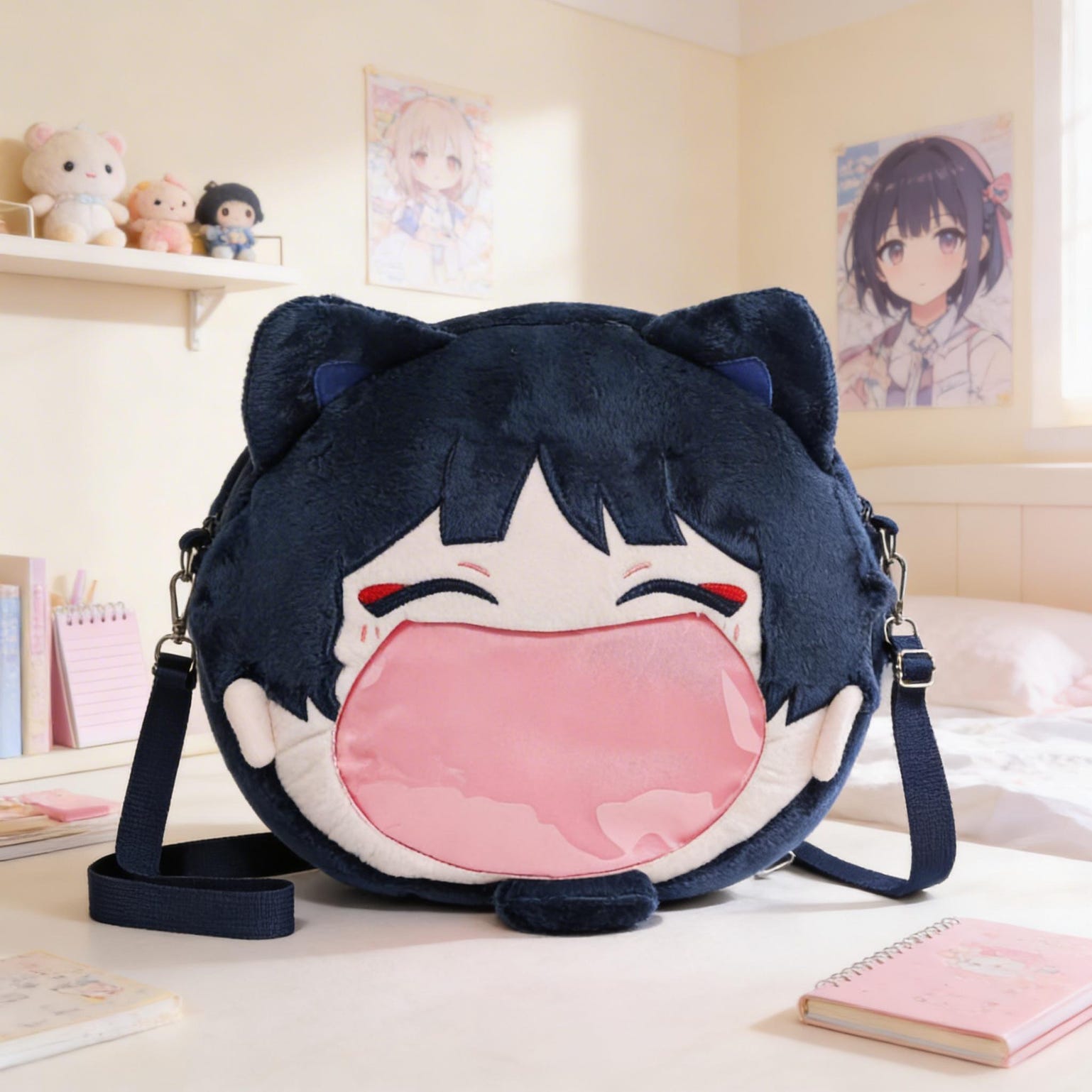Kawaii Ita Backpack for Plushies and Pins Kawaii Ita Backpack for Plushies and Pins — ita backpack detail view