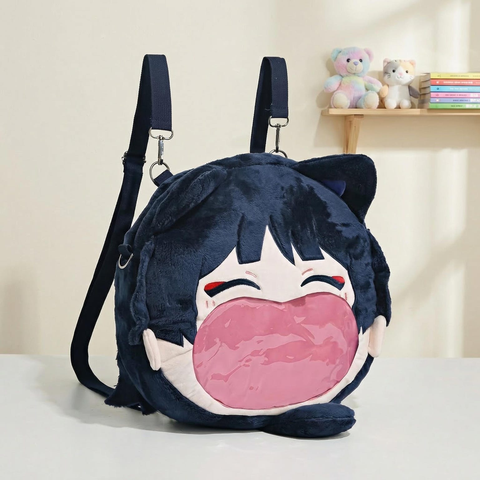 Kawaii Ita Backpack for Plushies and Pins Kawaii Ita Backpack for Plushies and Pins — ita backpack detail view