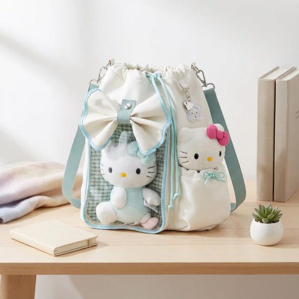 Kawaii Ita Backpack for Plushies and Pins — ita backpack detail view