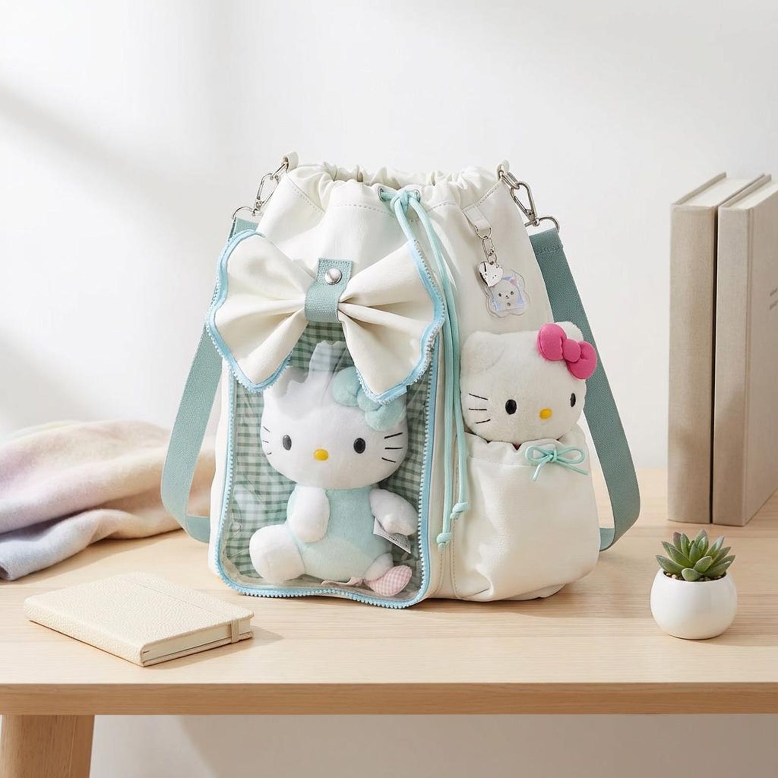 Kawaii Ita Backpack for Plushies and Pins Kawaii Ita Backpack for Plushies and Pins — ita backpack detail view