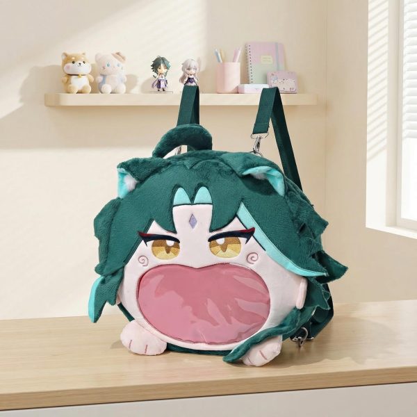 Kawaii Ita Backpack for Plushies and Pins — ita backpack detail view