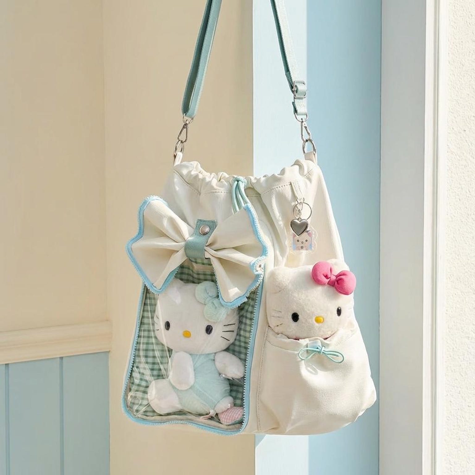 Kawaii Ita Backpack for Plushies and Pins Kawaii Ita Backpack for Plushies and Pins — ita backpack with clear display window