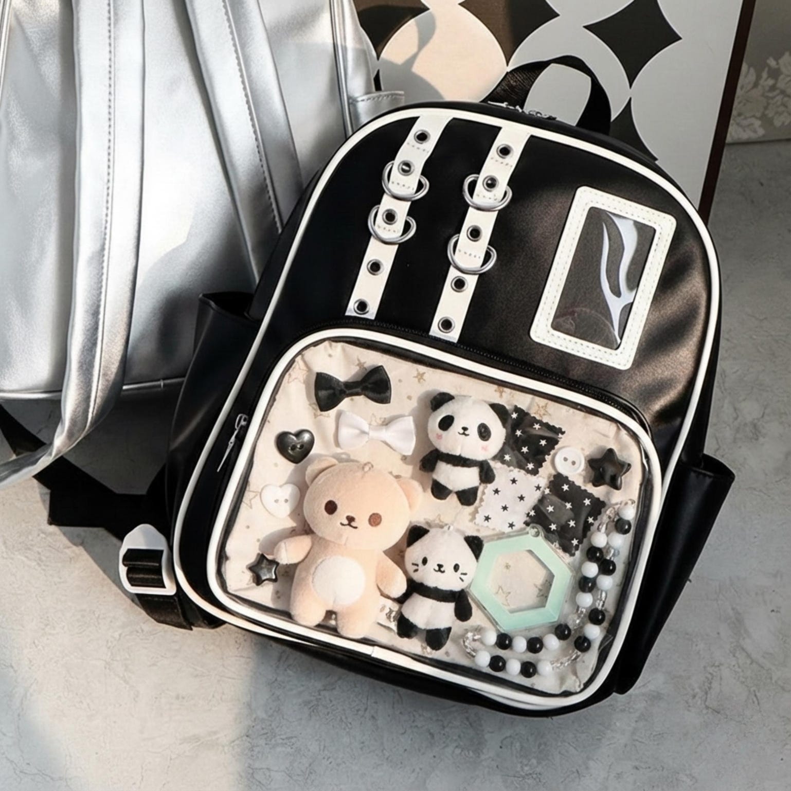 Kawaii Ita Backpack for Plushies and Pins Kawaii Ita Backpack for Plushies and Pins — ita backpack detail view