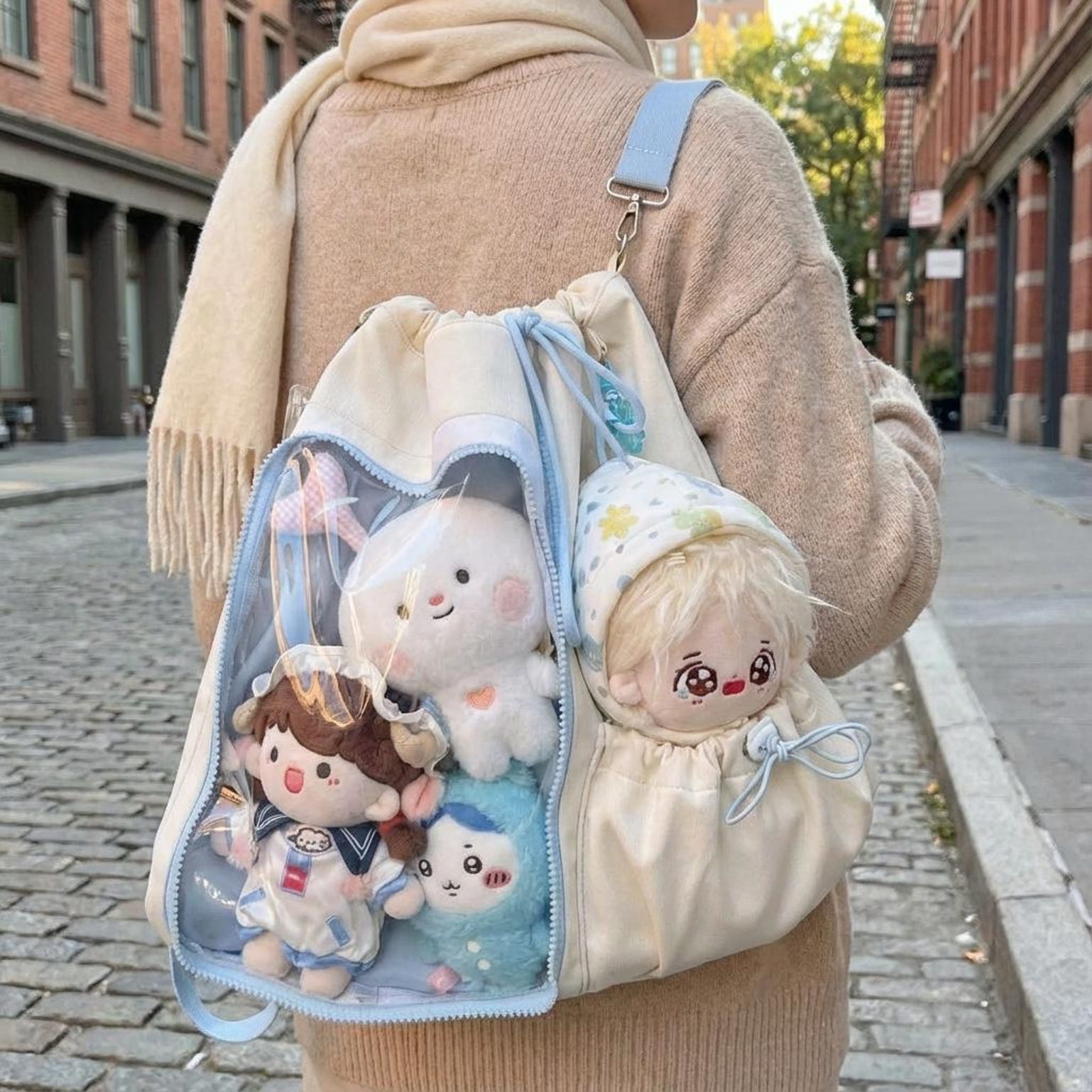 Kawaii Ita Backpack for Plushies and Pins Kawaii Ita Backpack for Plushies and Pins — ita backpack detail view