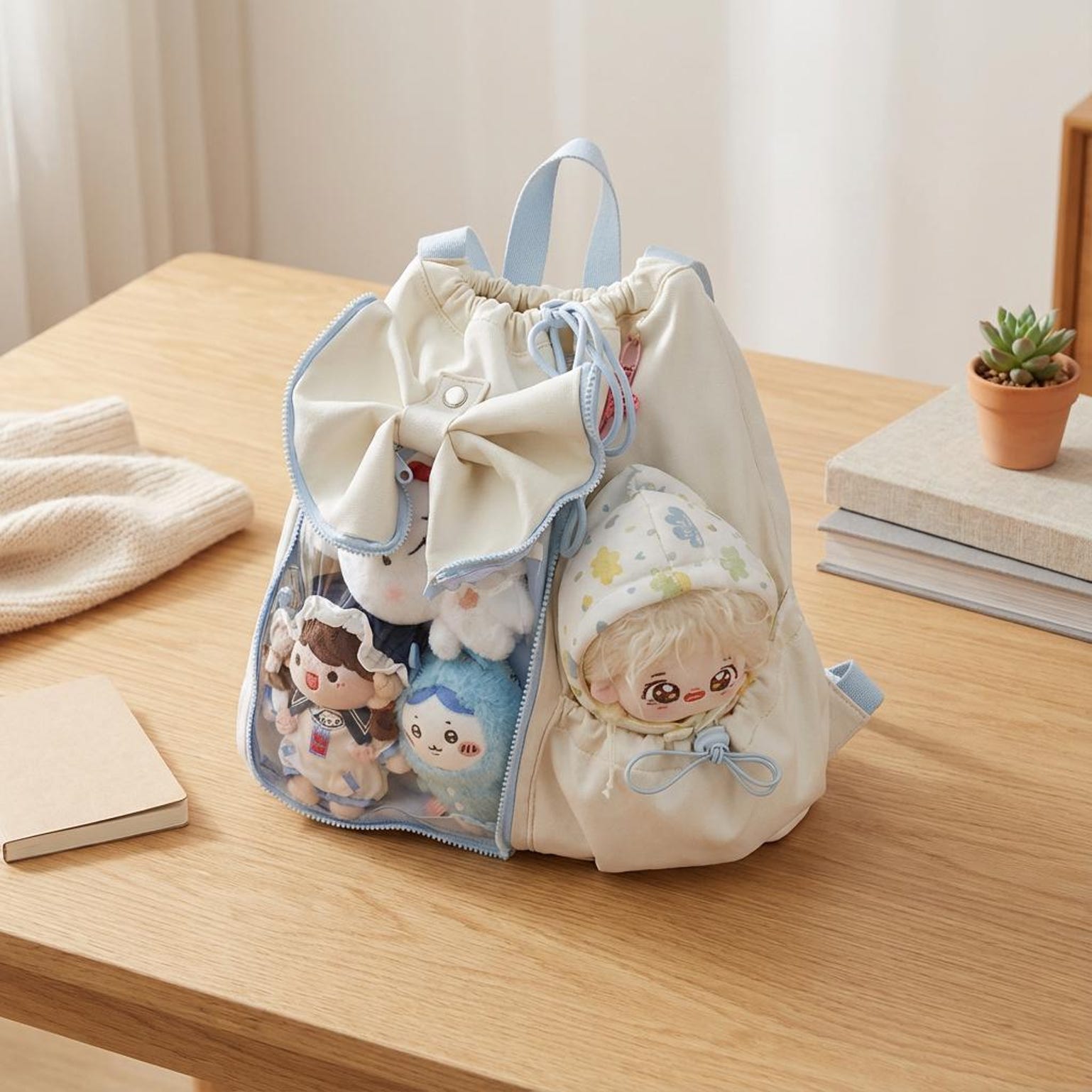 Kawaii Ita Backpack for Plushies and Pins Kawaii Ita Backpack for Plushies and Pins — ita backpack detail view