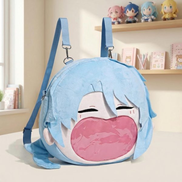 Kawaii Ita Backpack for Plushies and Pins — ita backpack detail view