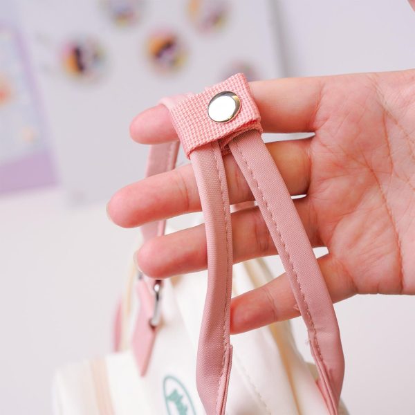 Kawaii Ita Backpack with Clear Window for Plushies and Pins — ita backpack detail view