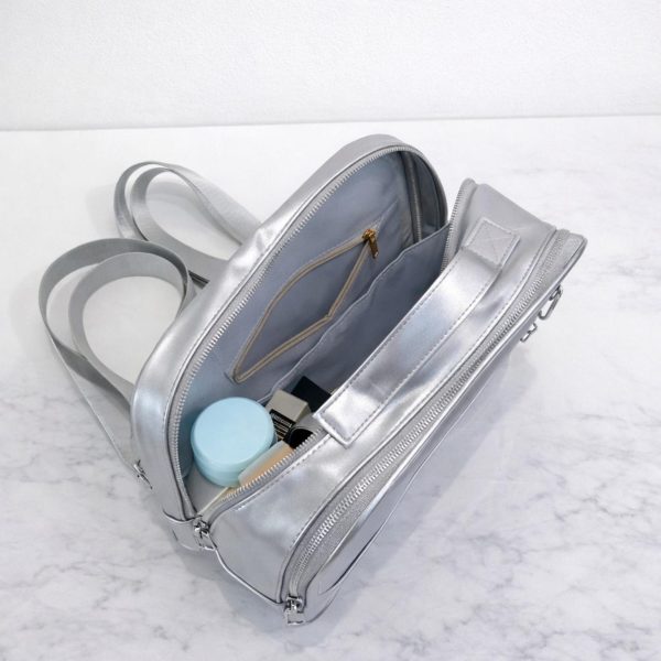 Kawaii Ita Crossbody Bag with Clear Window for Plushies and Pins — crossbody ita bag detail view