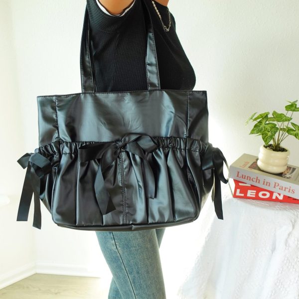 Kawaii Ita Shoulder Bag with Clear Window for Pin Display — crossbody ita bag detail view